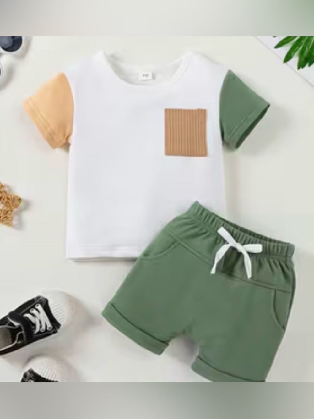 Short sleeve shorts outfit toddler boy NWOT